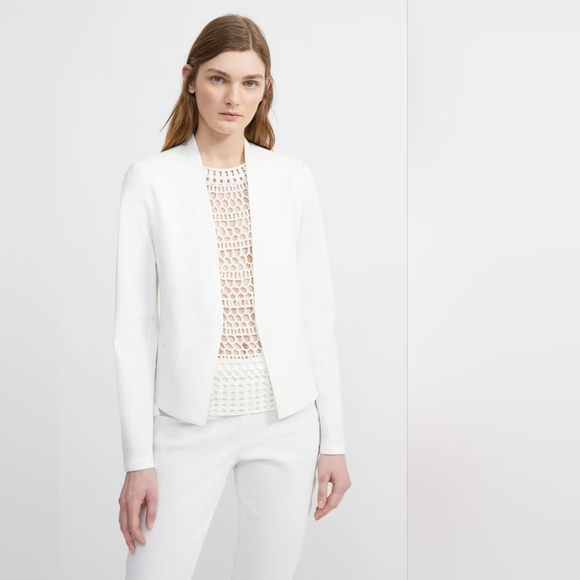 Theory blazer and pants in white linen - Picture 3 of 15